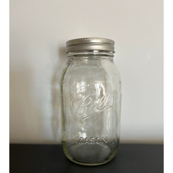 Bally Other - Ball SureTight Glass Mason Jar w/ Lid, 3 Cup - 24oz - 800ml